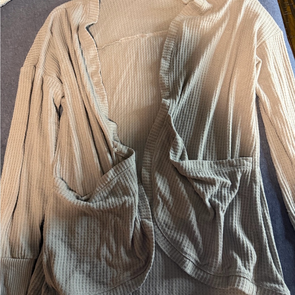 Maurices Gray Textured Cardigan